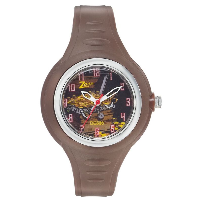 Zoop By Titan Quartz Analog Black Dial Plastic Strap Watch for Kids