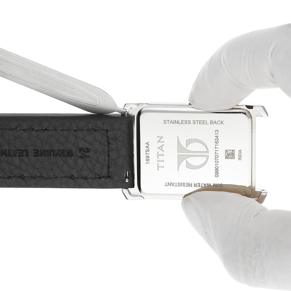 Buy Online 24 mm Black Genuine Leather Straps for Men