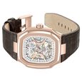 Kenneth Cole Automatic Silver Dial Brown Leather Strap Watch For Men - image number 2