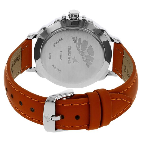 Fastrack Quartz Analog Grey Dial Leather Strap Watch for Girls - image number 3