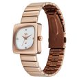 Vyb Diva By Fastrack Quartz Analog Mother of Pearl Dial Rose Gold Stainless Steel Strap Watch For Girls - image number 4