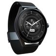 Titan Crest with 3.63 cm AMOLED Display with AOD, Functional Crown, BT Calling Smartwatch with Black Mesh Strap - image number 2