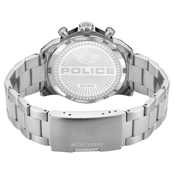 Police Black Dial Silver Strap Multifunction Watch for Men - image number 2