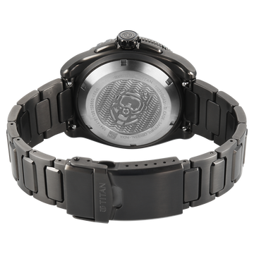Titan Zero Hour Professional Diver's 500m Limited Edition Automatic Analog with Black Dial Black Titanium & Black FKM Strap Watch for Men