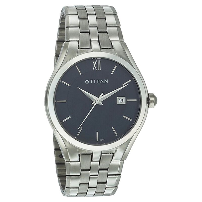 Titan Quartz Analog with Date Blue Dial Watch for Men