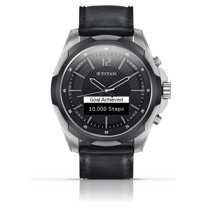 Analog Watch Titan Juxt Smartwatch Buy Online Titan JUXT Black