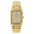 Titan Quartz Analog with Date Champagne Dial Metal Strap Watch for Men