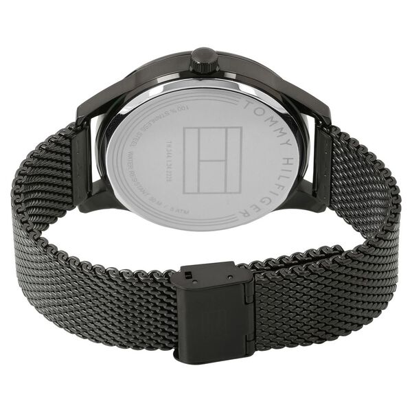 Tommy Hilfiger Quartz Multifunction Black Dial Metal Strap Watch for Men - image number 3