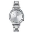 Sonata Elegent Essentials Quartz Analog Black Dial Stainless Steel Strap Watch For Women