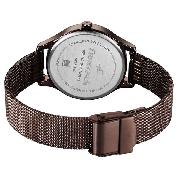 Fastrack 2X Edit Analog with Silver MOP Dial Interchangeable Strap Watch for Girls - image number 5