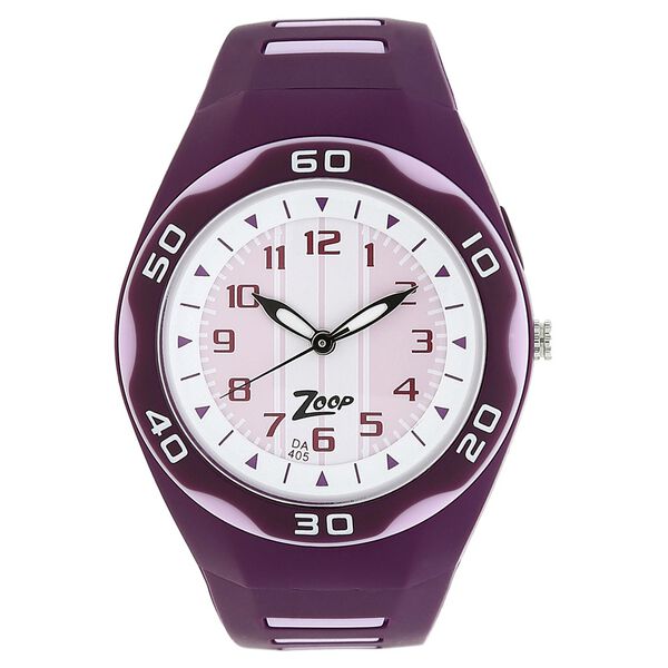 Zoop By Titan Quartz Analog White Dial PU Strap Watch for Kids - image number 0