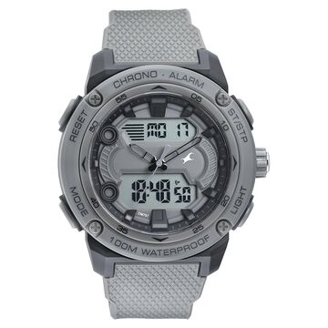 Fastrack Streetwear Grey Dial with Grey Colour Strap Watch for Guys
