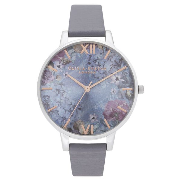 Olivia Burton Quartz Analog Multicoloured Dial Leather Strap Watch for Women - image number 0