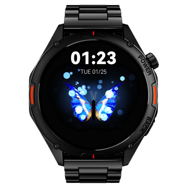 Fastrack Marvellous FX1 Unisex Smart Watch With Black Metal Strap
