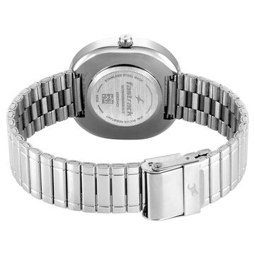 Fastrack 9 to Fine Analog with Green Dial Metal Strap Watch for Girls