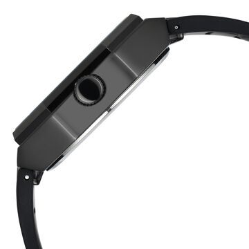 Vyb Rebel By Fastrack Quartz Analog Black Dial Silicone Strap Watch For Guys