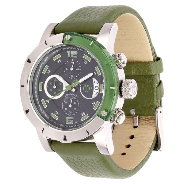 Titan Quartz Chronograph Black Dial Watch for Men - image number 1