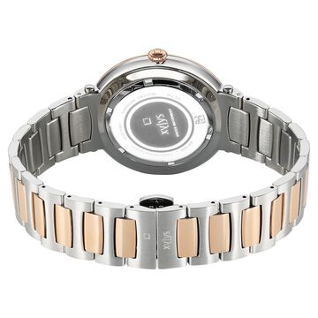 Xylys Quartz Analog with Date Silver Dial Two Toned Stainless Steel Strap Watch For Men