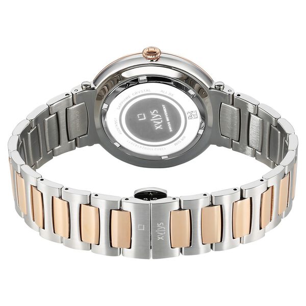 Xylys Quartz Analog with Date Silver Dial Two Toned Stainless Steel Strap Watch For Men - image number 5