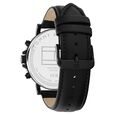 Tommy Hilfiger Quartz Multifunction Black Dial Black Leather Strap Watch for Men - image number 2