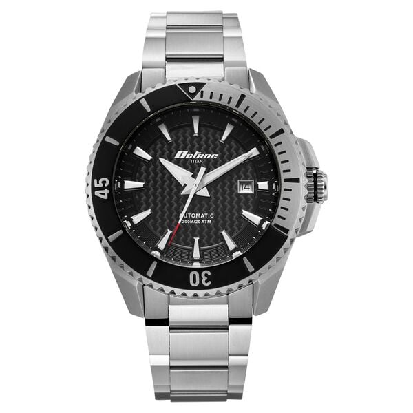 Octane CarbonX Turbo - Black Carbon Fiber Dial Automatic Watch with 200M water resistance sporty watch for men - image number 0