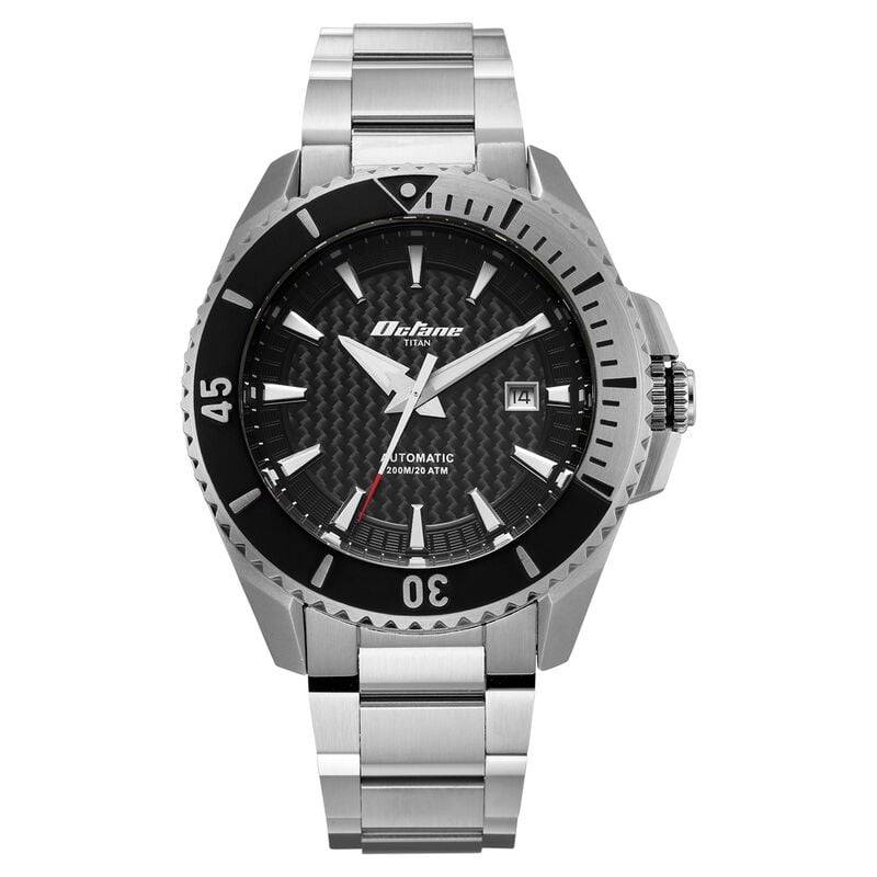 Octane CarbonX Turbo - Black Carbon Fiber Dial Automatic Watch with 200M water resistance sporty watch for men