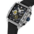 Police Quartz Chronograph Black Dial Multicoloured Silicone Strap Watch For Men - image number 1