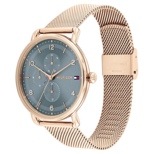 Tommy Hilfiger Quartz Multifunction Blue Stainless Steel Strap for Women - image number 1