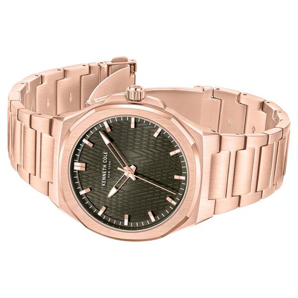 Kenneth Cole Quartz Analog Grey Dial Stainless Steel Strap Watch For Men - image number 2