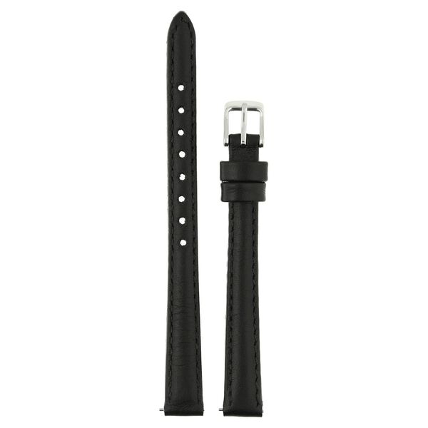 10 mm Black Genuine Leather Strap for Women - image number 0