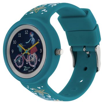 Zoop Analog Watch with Blue Dial & Blue Strap for Girls Kids, from House of Titan