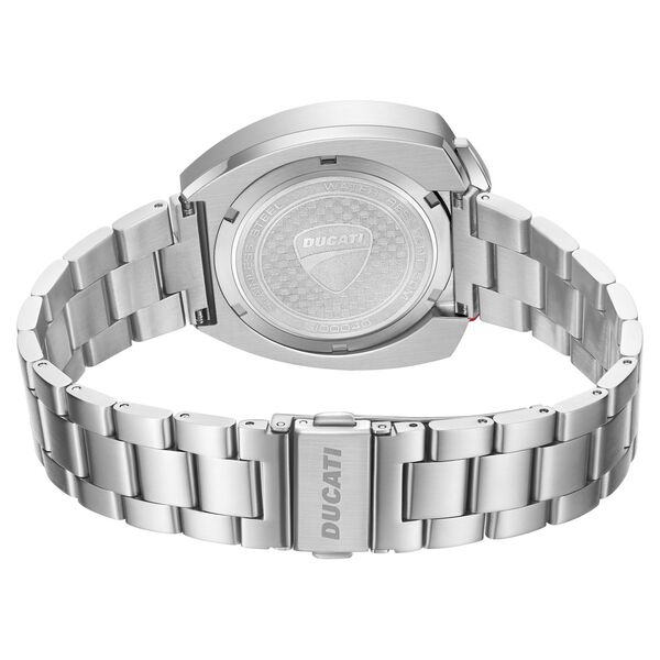 Ducati Quartz Chronograph Black Dial Silver Stainless Steel Strap Watch For Men - image number 2