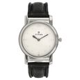 Titan Analog Silver Dial Quartz Stainless Steel Black Leather Strap Watch for Men - image number 0