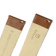 18 mm Tan Genuine Leather Strap for Men - image number 4