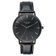 Sonata Poze Quartz Analog Black Dial Leather Strap Watch for Men - image number 1