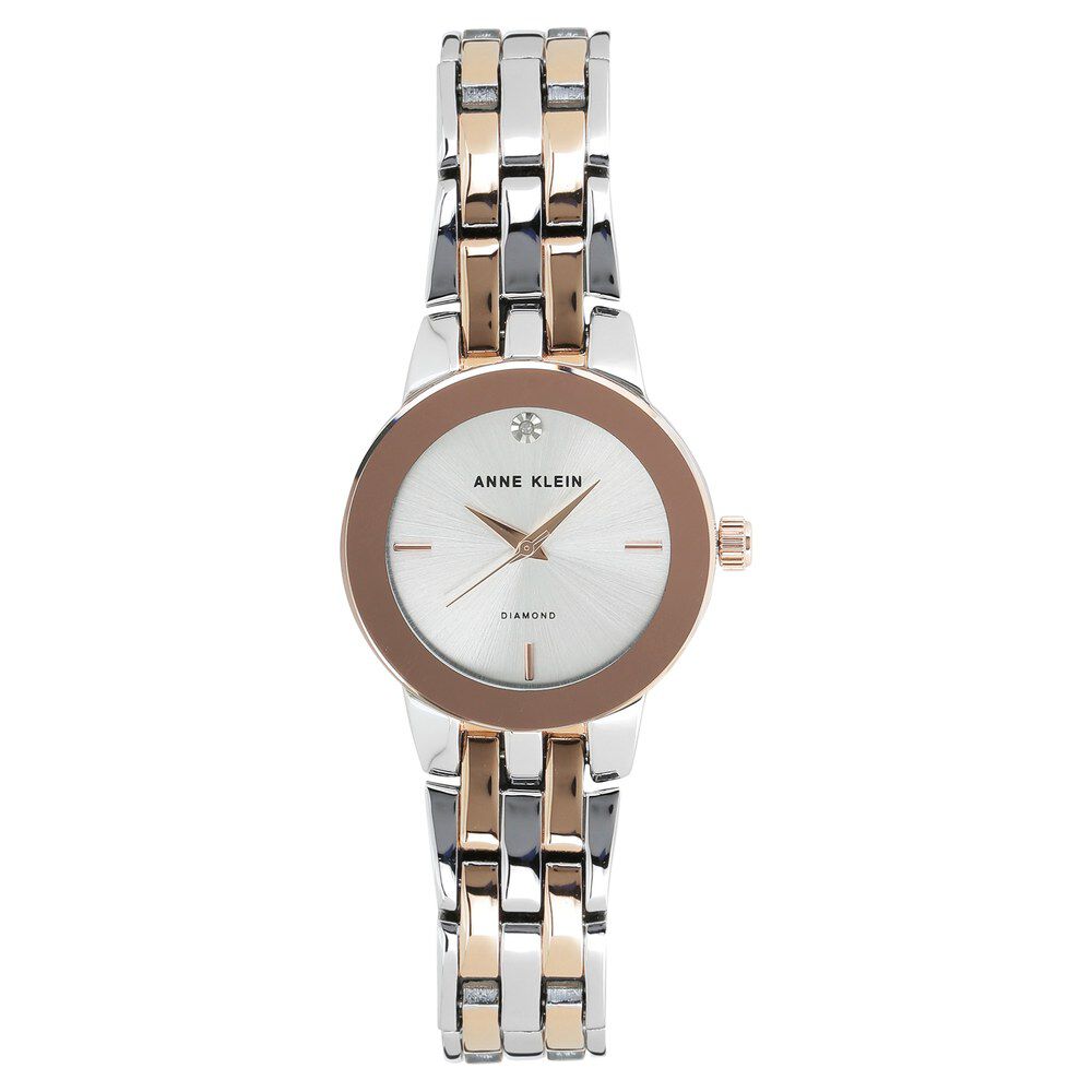 Buy Online Anne Klein Quartz Analog Silver Dial Metal Strap Watch