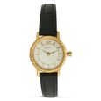 Titan Nebula Vintage 18k Gold Analog Leather Strap Watch for Men - image number 0