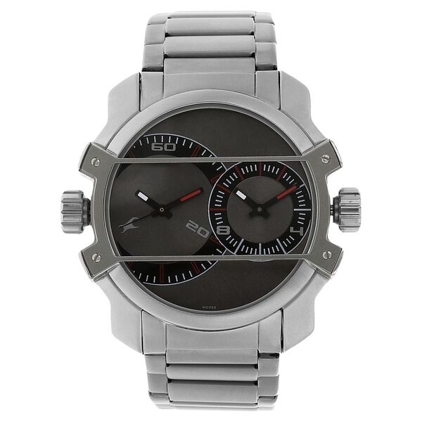 Fastrack Quartz Analog Grey Dial Stainless Steel Strap Watch for Guys - image number 0