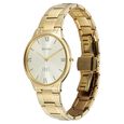 Titan Edge Gleam Quartz Analog Champagne Dial Golden Stainless Steel Strap Watch For Women - image number 2