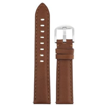 20 mm Brown Genuine Leather Straps for Men
