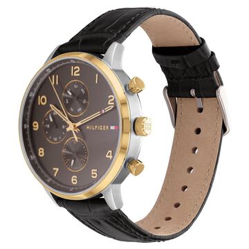 Tommy Hilfiger Multifunction Black Dial Watch for Men