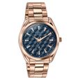 Sonata Poze Quartz Analog Blue Dial Rose Gold Colour Stainless Steel Strap Watch For Men - image number 1