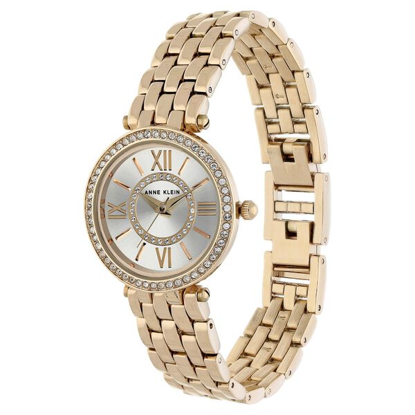 Anne Klein Quartz Analog White Dial Metal Strap Watch for Women - image number 2