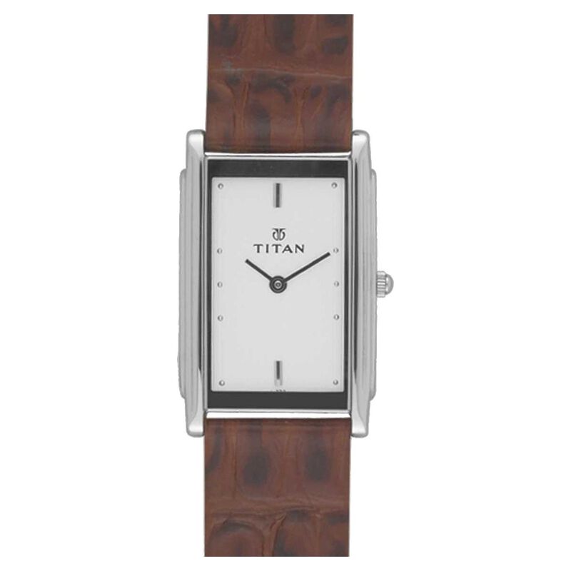 Titan Quartz Analog Silver Dial Watch for Men
