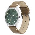 Fastrack Tripster Quartz Analog Green Dial Leather Strap Watch for Guys - image number 2