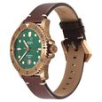 Xylys Mariana Swiss Analog with Date Green Dial Geniune Leather Strap Watch For Men - image number 2