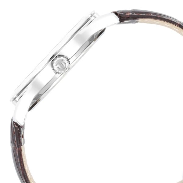 Titan Trendsetters Silver White Dial Analog Leather Strap watch for Men - image number 3