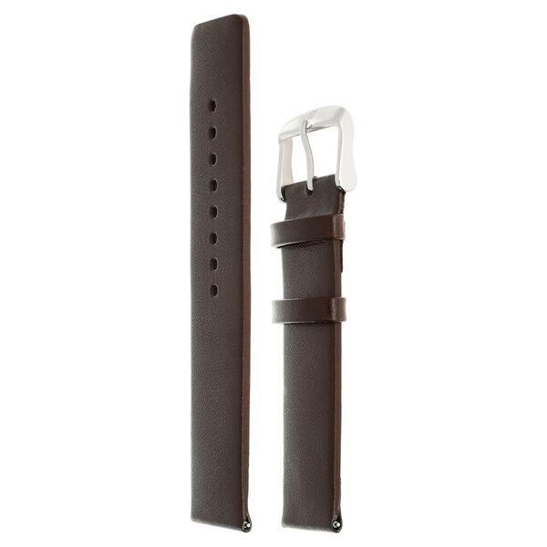22 mm Brown Genuine Leather Strap for Men - image number 2
