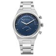 Titan Micromotors Analog with Retrograde Day and Date and Blue Dial Stainless Steel Strap Watch for Men - image number 1