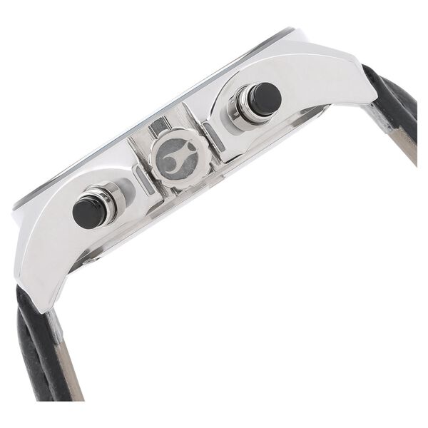 Fastrack Quartz Chronograph Grey Dial Leather Strap Watch for Guys - image number 2